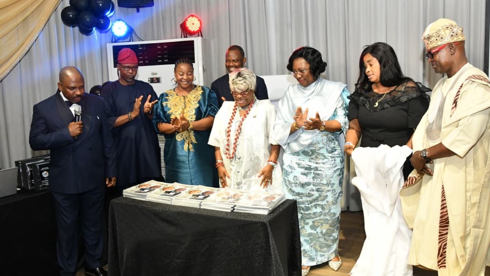 Unveiling of the Business Magnet Magazine at a Get Elevated awards ceremony